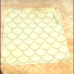 Mermaid sequin mini skirt